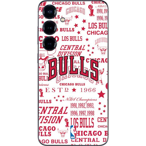 NBA Chicago Bulls Historic Blast Galaxy S25 Skin
